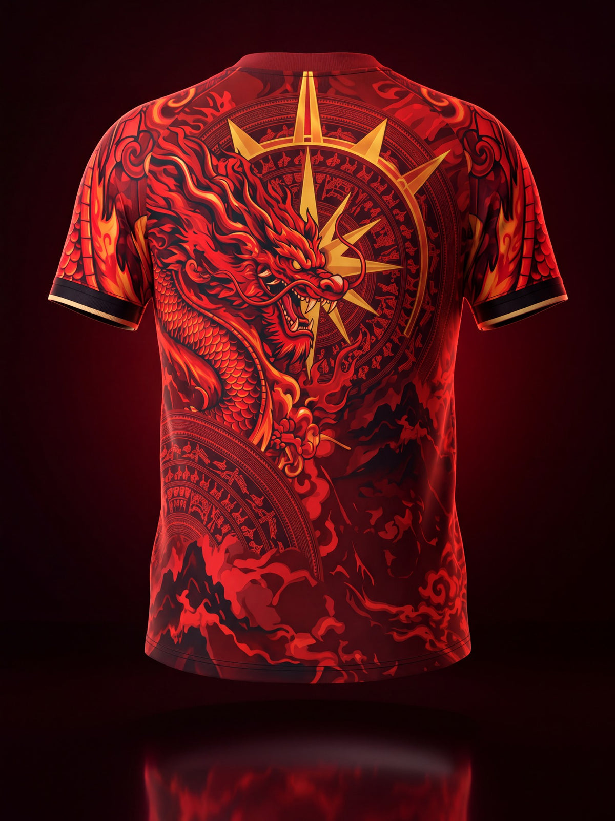 Vietnam Red Dragon jersey, back