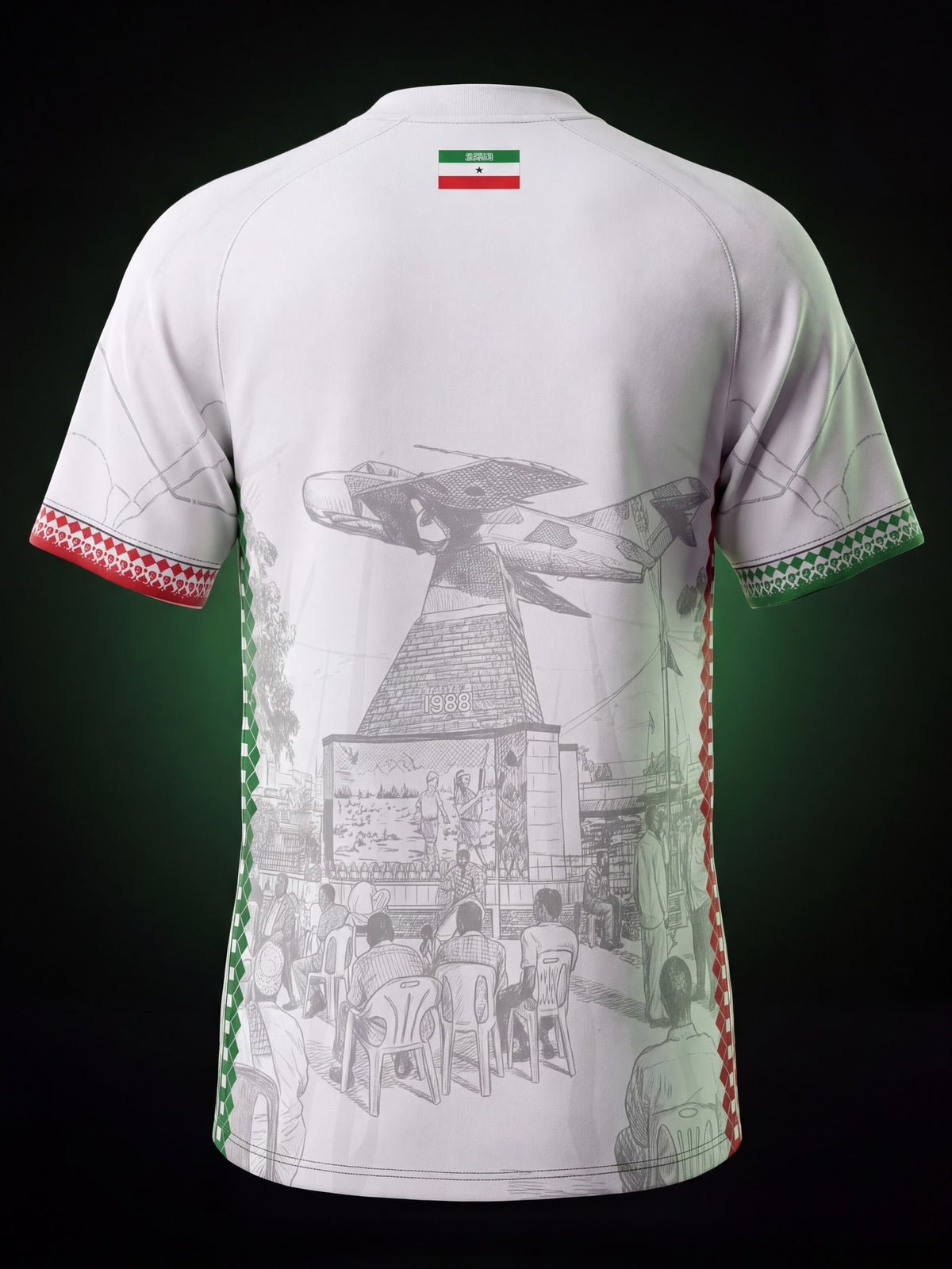 Somaliland Shabeel jersey, back