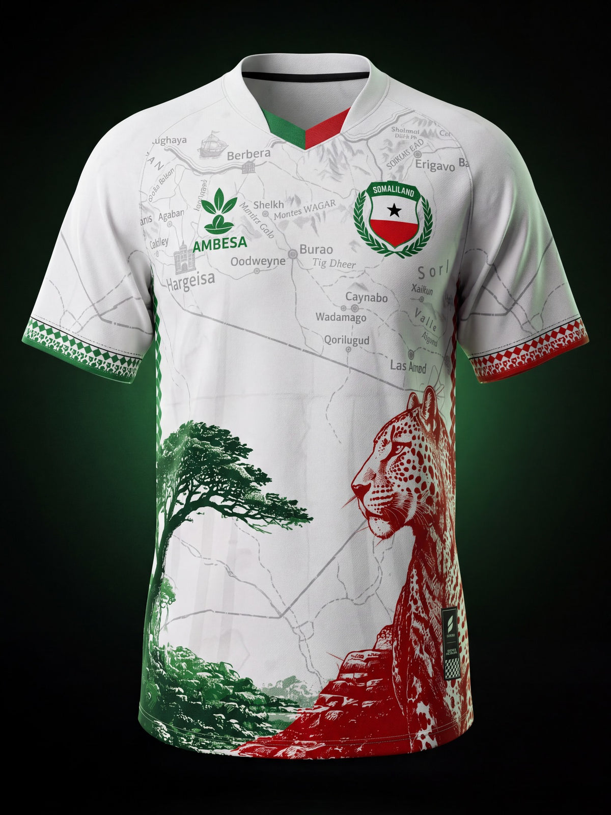 Somaliland Shabeel jersey, front